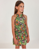 Girls’ knit top with ruched hem | tuc tuc