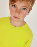 Boys knit sweater with a kangaroo pocket | tuc tuc