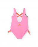 Girls’ knitted swimsuit with side bows | tuc tuc