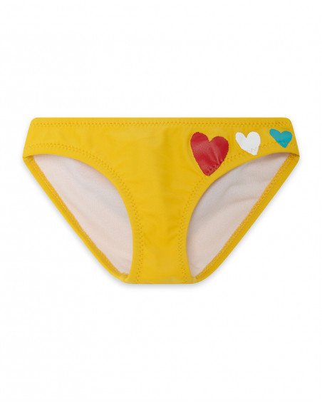 Yellow strawberry slip for girls fruitty time