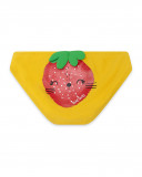 Yellow strawberry slip for girls fruitty time