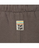 Brown pockets plush bermudas for boys funcactus