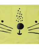 Green little face slip for girls in the jungle