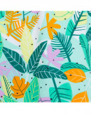 Green printed swimsuit for girls in the jungle