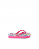 Pink printed flip flops for girls island