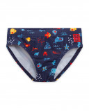 Slip printed for boys blue red submarine