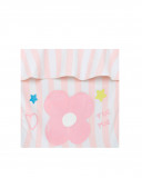 Pink striped bathing suit for girls so cute