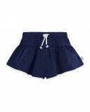 Navy cords jersey shorts for girls basicos baby