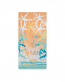 Orange message towel for girls venice beach