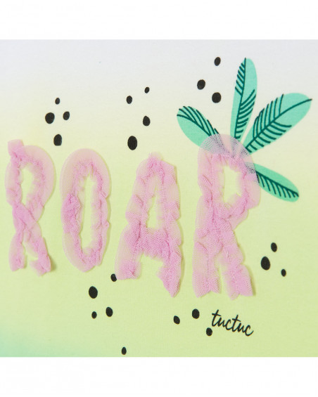 Green long sleeved jersey t-shirt for girls in the jungle