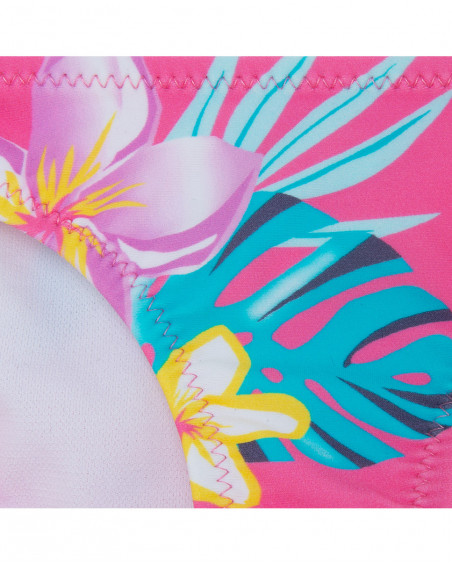 Pink little face slip for girls tahiti