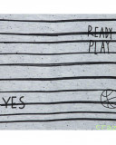 Grey striped jersey t-shirt for boys play