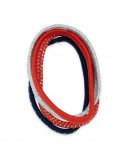 Red printed 4 hair tie set for girls sea lovers