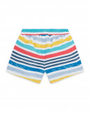 White striped swimming trunks for boys enjoy the sun