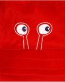 Gorro plana rojo unisex Beach Day