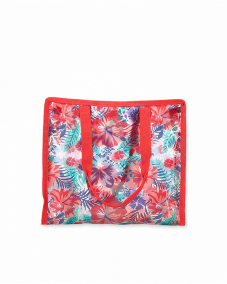 Bolsa transparente estampado niña Hello Playa