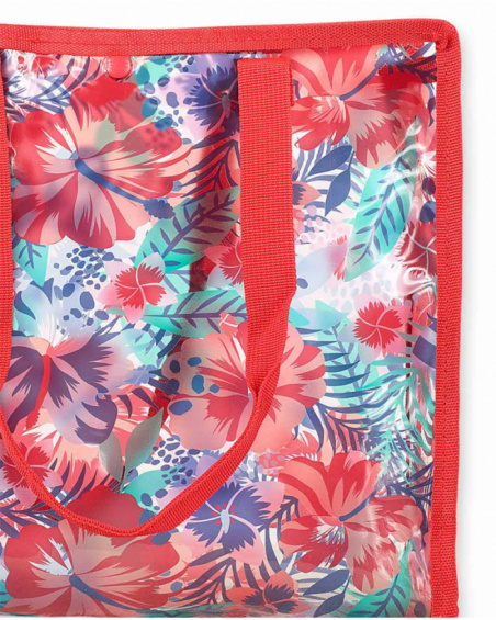 Bolsa transparente estampado niña Hello Playa