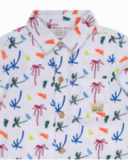 Camisa popelín blanco niño Eco-Safari Camisa popelín blanco niño Eco-Safari