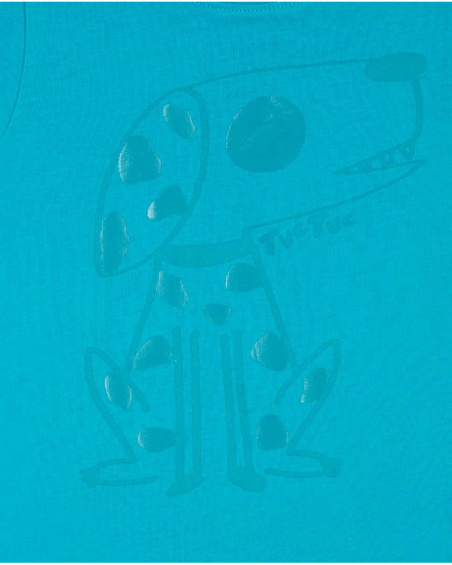 Camiseta punto azul niño Basics Baby