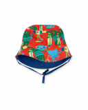 Gorro plana reversible rojo azul niño Holidays