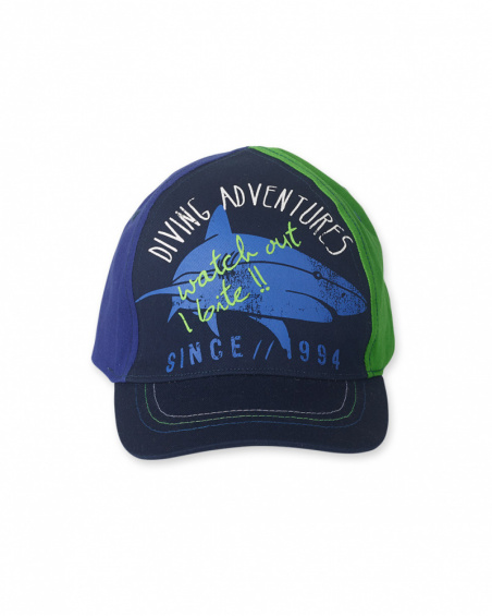 Gorra sarga azul niño Diving Adventures