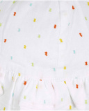 Gorro plana blanco niña Sunday