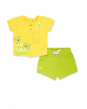 Conjunto punto amarillo verde niño Sunday