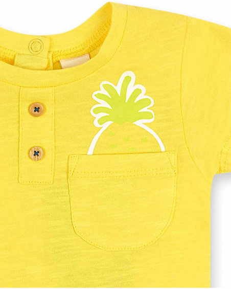 Conjunto punto amarillo verde niño Sunday