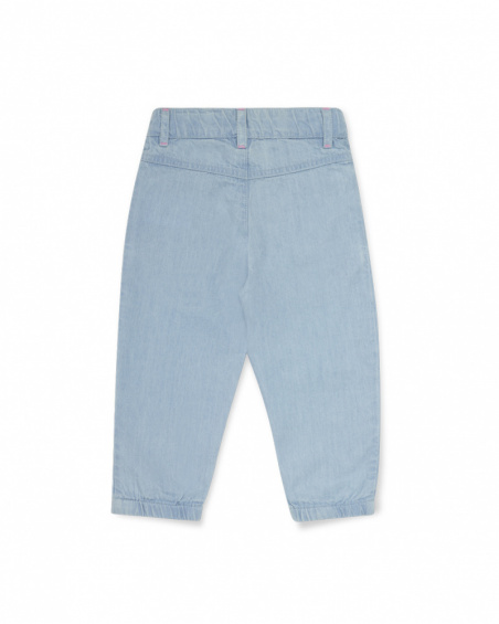 Pantalón denim niña Tiny Critters