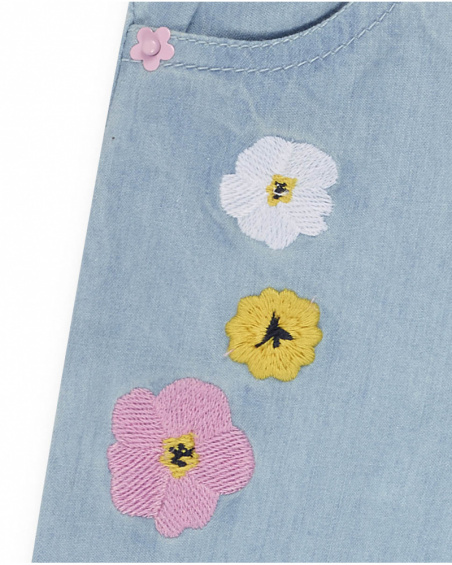 Pantalón denim niña Tiny Critters