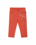 Pantalón sarga rojo niña Juicy