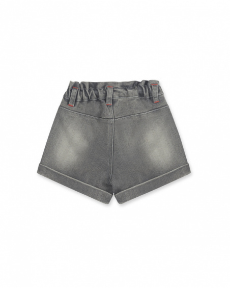 Short denim negro niña Juicy