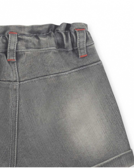 Short denim negro niña Juicy