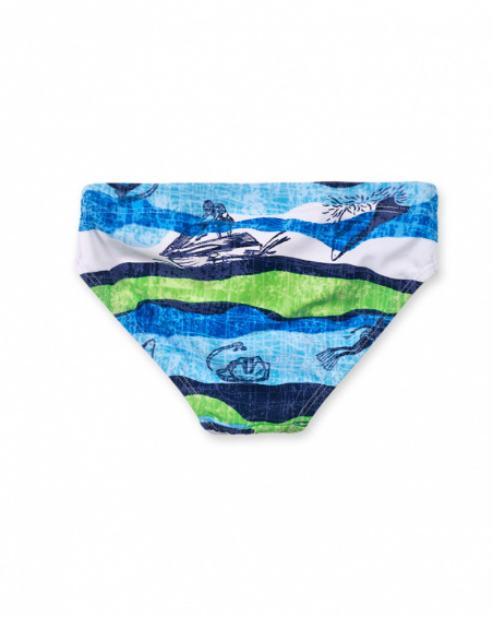 Bañador slip estampado niño Diving Adventures