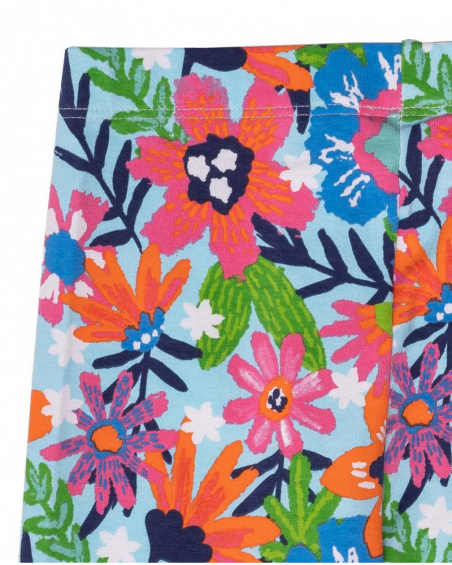 Legging pirata punto estampado niña Amazonia Legging pirata punto estampado niña Amazonia