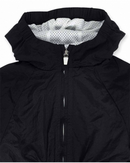 Chaqueta plana negro niña One day in NYC