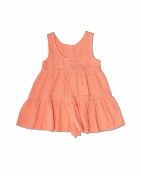 Mono plana naranja niña Oasis