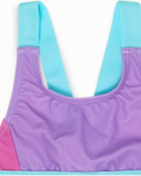 Bikini deportivo morado niña Paradiso beach
