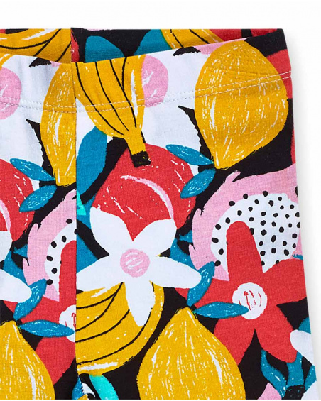 Legging pirata punto estampado niña Juicy