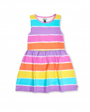 Vestido punto rayas niña Paradiso beach