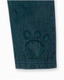 Pantalón sarga verde niño Trecking Time Pantalón sarga verde niño Trecking Time