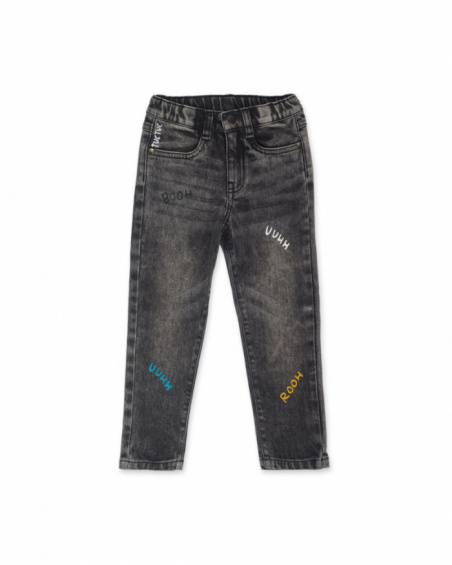 Pantalón denim gris niño Big Hugs