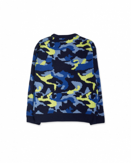 Jersey tricot azul niño Ocean Mistery