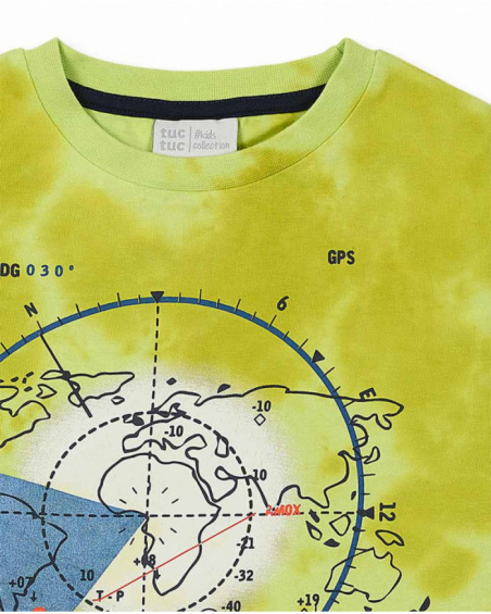 Camiseta punto amarillo niño Ocean Mistery