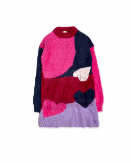 Vestido tricot estampado niña Fav Things