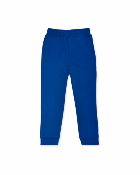 Pantalón felpa azul niño Nice Price