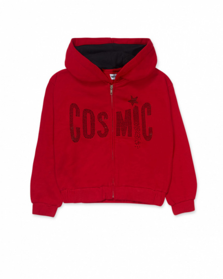 Chaqueta punto rojo niña Starlight Chaqueta punto rojo niña Starlight