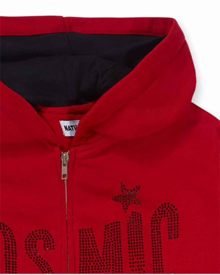 Chaqueta punto rojo niña Starlight Chaqueta punto rojo niña Starlight