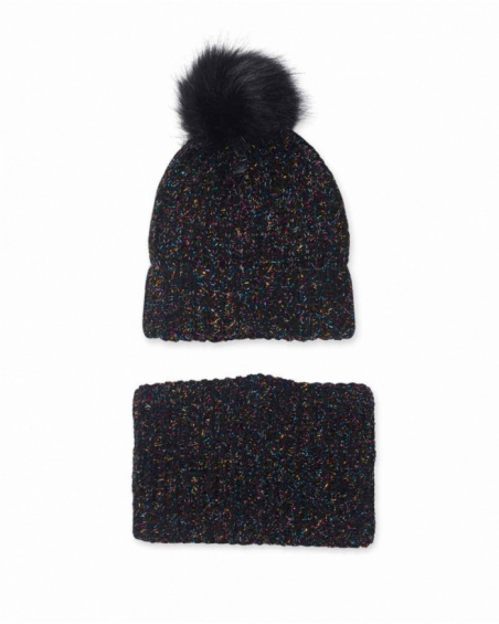 Gorro y Bufanda punto gris niña The Happy World Gorro y Bufanda punto gris niña The Happy World