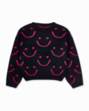 Jersey tricot negro niña The Happy World Jersey tricot negro niña The Happy World